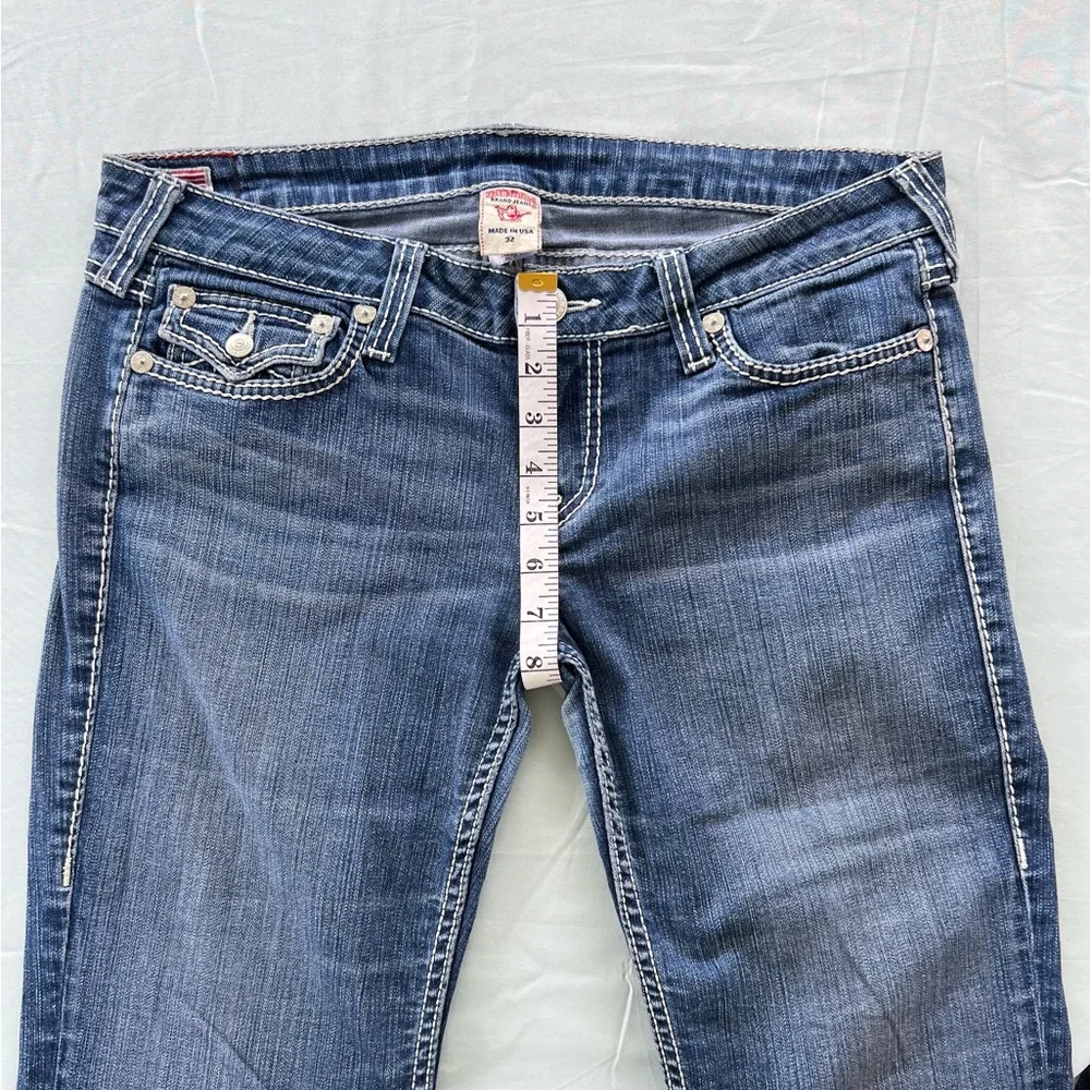 True  Religion Section Billy Men's Size 32 Blue Denim Straight Seat Jeans